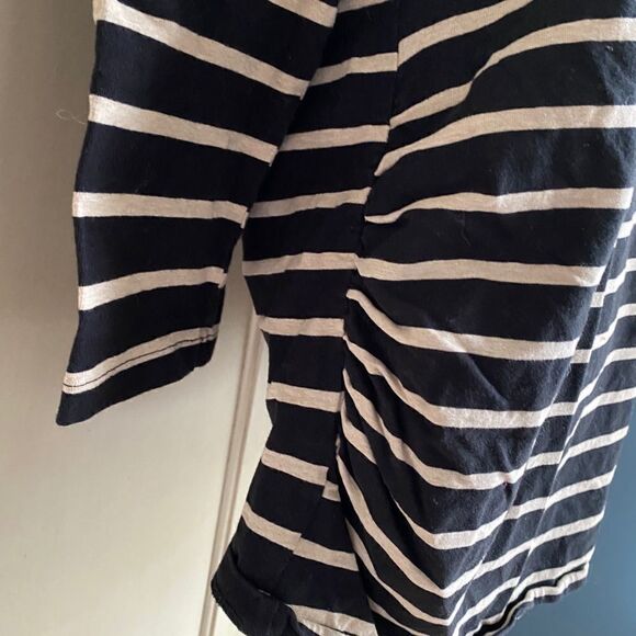 Black & Tan Stripe Maternity Top H & M - Picture 3 of 4